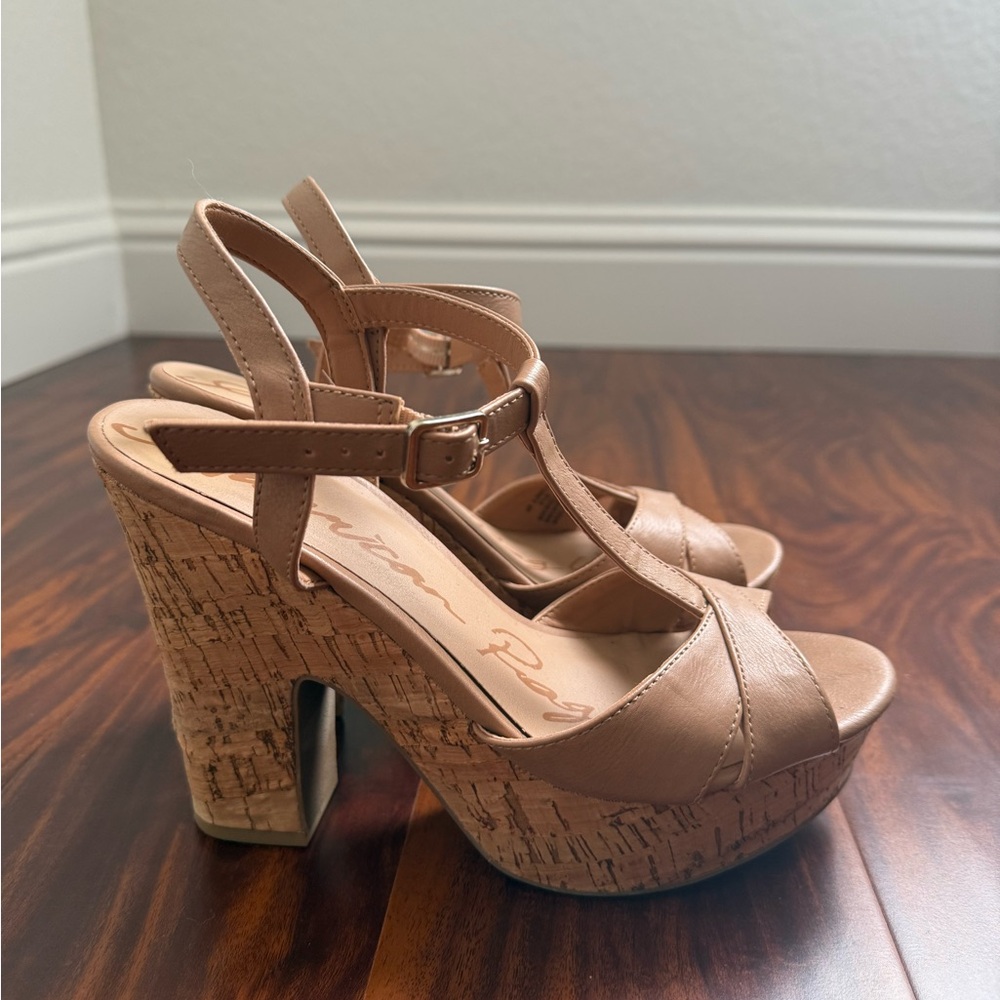 American Rag Tan Platform Sandals